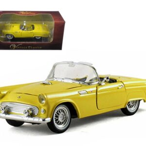 1955 Ford Thunderbird Convertible Yellow 1/32 Diecast Car Model by Arko Products