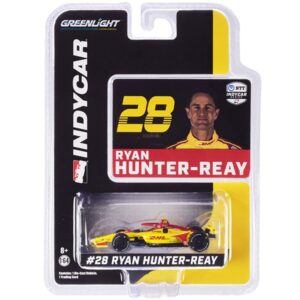 Dallara IndyCar #28 Ryan Hunter-Reay “DHL” Andretti Autosport “NTT IndyCar Series” (2020) 1/64 Diecast Model Car by Greenlight