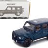 2020 Mercedes-Benz AMG G-Class Blue Metallic with Sunroof 1/18 Diecast Model Car by Minichamps