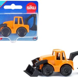 Backhoe Loader Yellow and Black Diecast Model by Siku