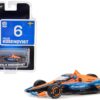 Dallara IndyCar #6 Felix Rosenqvist “NTT DATA” Arrow McLaren “NTT IndyCar Series” (2023) 1/64 Diecast Model Car by Greenlight