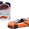 2021 Chevrolet Corvette Stingray Convertible Sebring Orange Metallic “Greenlight Muscle” Series 26 1/64 Diecast Model Car by Greenlight