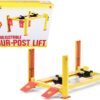 Adjustable Four Post Lift “Shell Oil” #2 for 1/18 Scale Diecast Model Cars by Greenlight