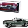 1968 Ford Mustang GT Fastback Highland Green Metallic 1/18 Diecast Model Car by Greenlight