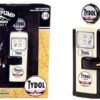 1948 Wayne 100-A Gas Pump “Tydol Flying Gasoline” Black and Cream “Vintage Gas Pumps” Series 9 1/18 Diecast Model by Greenlight