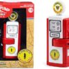 1948 Wayne 100-A Gas Pump “Conoco Gasoline” Red and White “Vintage Gas Pumps” Series 10 1/18 Diecast Model by Greenlight