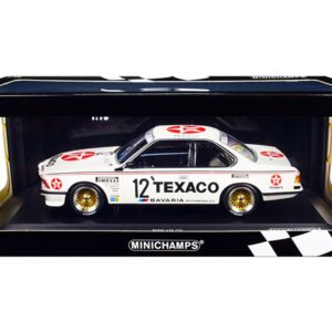 BMW 635 CSi #12 C. Ballot-Lena – R. Metge – J. C. Andruet “Texaco” 24H of Spa (1985) Limited Edition to 300 pieces Worldwide 1/18 Diecast Model Car by Minichamps