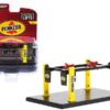 Adjustable Four-Post Lift “Pennzoil” Black and Yellow “Four-Post Lifts” Series 3 1/64 Diecast Model by Greenlight