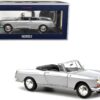 1967 Peugeot 404 Cabriolet Silver Metallic 1/18 Diecast Model Car by Norev