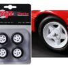 Pony Wheels and Tires Set of 4 pieces from “1992 Ford Mustang LX” 1/18 by GMP