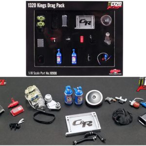 Accessory Pack 19 piece Set for “1969 Chevrolet Camaro 1320 Drag Kings” 1/18 Diecast Replica by GMP