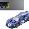 Ford GT40 MK IV #4 Denny Hulme – Lloyd Ruby “24 Hours of Le Mans” (1967) with Acrylic Display Case 1/18 Model Car by Spark