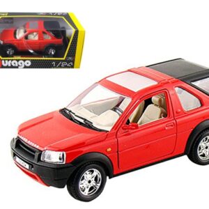 Land Rover Freelander Red 1/24 Diecast Model Car by Bburago