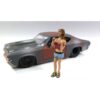 Look Out Girl Monica Figure For 1:24 Scale Diecast Car Models by American Diorama