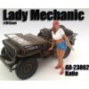 Lady Mechanic Katie Figure For 1:18 Scale Models by American Diorama