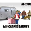 Carnie Barney “Trailer Park” Figure For 1:18 Diecast Model Cars by American Diorama