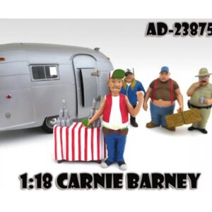 Carnie Barney “Trailer Park” Figure For 1:18 Diecast Model Cars by American Diorama