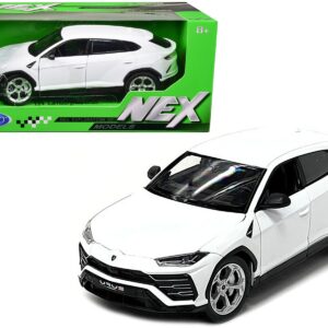 Lamborghini Urus White “NEX Models” 1/24 Diecast Model Car by Welly