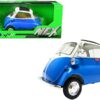 BMW Isetta Blue and White “NEX Models” 1/18 Diecast Model Car by Welly