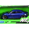 Porsche Taycan Turbo S Blue Metallic “NEX Models” 1/24 Diecast Model Car by Welly