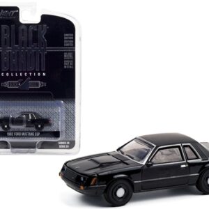 1982 Ford Mustang SSP “Black Bandit Police” “Black Bandit” Series 24 1/64 Diecast Model Car by Greenlight