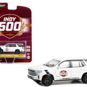 2022 Chevrolet Tahoe White “106th Running of the Indianapolis 500 Official Vehicle” (2022) “Anniversary Collection” Series 15 1/64 Diecast Model Car by Greenlight