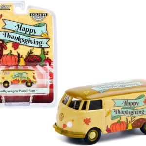 Volkswagen Panel Van “Happy Thanksgiving” “Hobby Exclusive” 1/64 Diecast Model by Greenlight