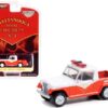 1967 Jeep Jeepster Commando Pickup Truck White and Orange “Chattanooga Rural Fire Department No. 3” “Hobby Exclusive” 1/64 Diecast Model Car by Greenlight