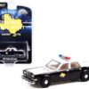 1981 Dodge Diplomat White and Black Highway Patrol “Texas Department of Public Safety” 1/64 Diecast Model Car by Greenlight