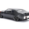 1972 Plymouth GTX 440 Metallic Gray with Red Stripe “Bigtime Muscle” 1/24 Diecast Model Car by Jada