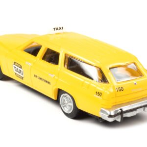 1974 Buick Estate Station Wagon Taxi Yellow 1/87 (HO) Scale Model by Classic Metal Works