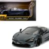 Shaw’s McLaren 720S RHD (Right Hand Drive) Metallic Gray “Fast & Furious Presents: Hobbs & Shaw” (2019) Movie 1/24 Diecast Model Car by Jada