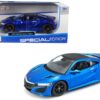 2018 Acura NSX Blue with Black Top 1/24 Diecast Model Car by Maisto