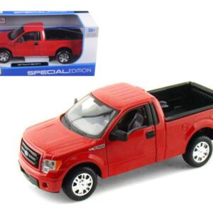 2010 Ford F-150 STX Pickup Truck Red 1/27 Diecast Model by Maisto