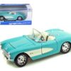 1957 Chevrolet Corvette Convertible Turquoise 1/24 Diecast Model Car by Maisto