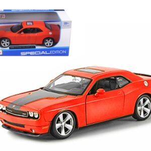 2008 Dodge Challenger SRT8 Orange 1/24 Diecast Model Car by Maisto