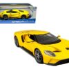 2017 Ford GT Yellow 1/18 Diecast Model Car by Maisto