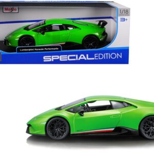 Lamborghini Huracan Performante Metallic Green 1/18 Diecast Model Car by Maisto