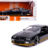 1985 Chevrolet Camaro Z28 Black Metallic with Gold Stripes “Bigtime Muscle” 1/24 Diecast Model Car by Jada