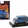 1973 Chevrolet G10 Van Blue (Rusted) with Blue Interior “Smoke Box” Limited Edition to 6050 pieces Worldwide 1/64 Diecast Model Car by M2 Machines