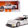 2005 Chevrolet Corvette C6-R #3 Olivier Beretta – Oliver Gavin “Compuware” White “Bigtime Muscle” 1/24 Diecast Model Car by Jada