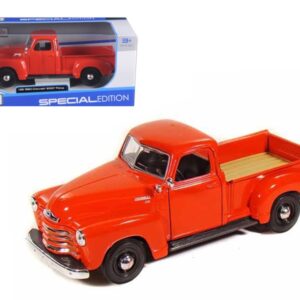 1950 Chevrolet 3100 Pickup Truck Omaha Orange 1/25 Diecast  Model Car by Maisto