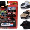 “G.I. Joe” 3 piece Set “Nano Hollywood Rides” Diecast Models by Jada