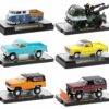 “Auto-Thentics” 6 piece Set Release 89 IN DISPLAY CASES Limited Edition 1/64 Diecast Model Cars by M2 Machines