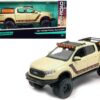 2019 Ford Ranger Lariat FX4 Pickup Truck Sand Tan with Stripes “Off Road” Series 1/27 Diecast Model Car by Maisto