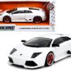 Lamborghini Murcielago LP640 White “Hyper-Spec” 1/24 Diecast Model Car by Jada