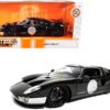 2005 Ford GT Black and Silver “Bigtime Muscle” Series 1/24 Diecast Model Car by Jada