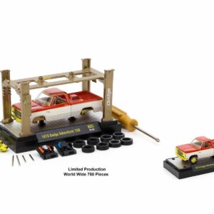 “Auto Lifts” Set of 6 pieces Series 26 Limited Edition to 5600 pieces Worldwide 1/64 Diecast Model Cars by M2 Machines