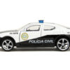 2006 Dodge Charger Police Black and White “Policia Civil” “Fast & Furious” Series 1/32 Diecast Model Car by Jada