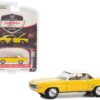 1969 Chevrolet Camaro Z/28 Daytona Yellow with White Stripes Top and Interior (Lot #1043) Barrett Jackson “Scottsdale Edition” Series 12 1/64 Diecast Model Car by Greenlight